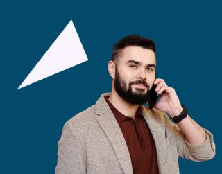 Male IT job candidate.