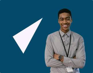 Male IT job candidate.